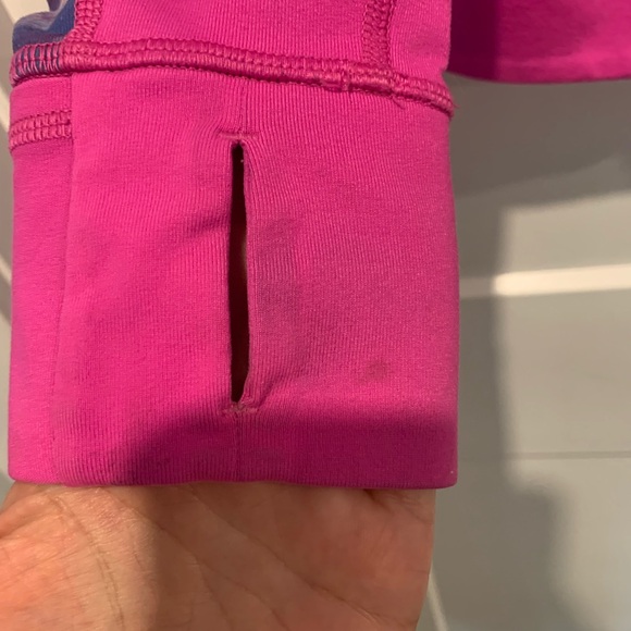 Ivivva girls, size 14, zip up jacket/sweater, pink - Picture 7 of 9